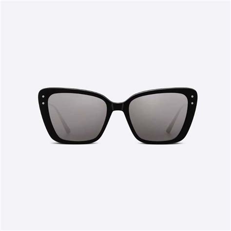 MissDior B5I Gunmetal Mirrored Butterfly Sunglasses 